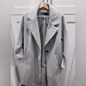 Zara Women's Gray Coat